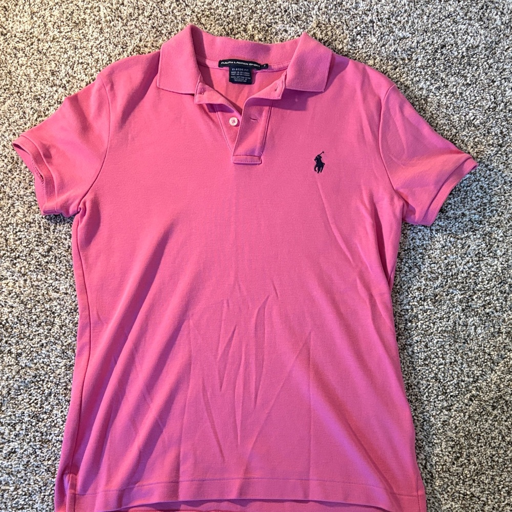 Ralph Lauren Sport Women's Short Sleeve Pink Tee